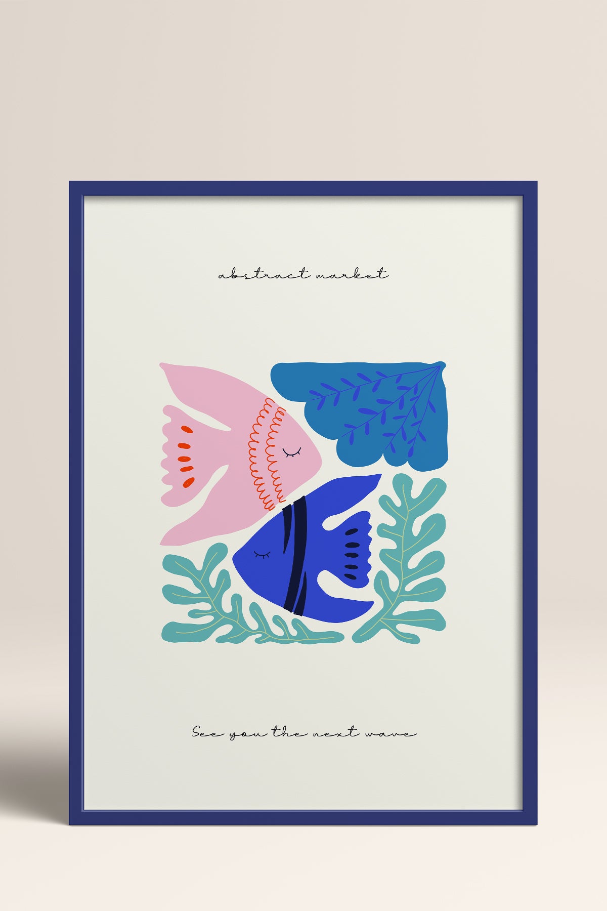 HOMEPACK Ahşap Çerçeveli Tablo Çerçeveli Poster Sanatsal Modern Duvar Dekoru FLOWER-185