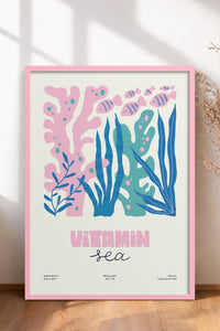 HOMEPACK Ahşap Çerçeveli Tablo Çerçeveli Poster Sanatsal Modern Duvar Dekoru FLOWER-190