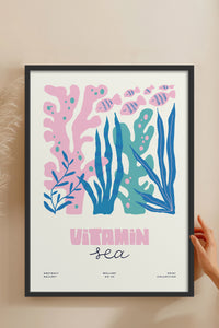 HOMEPACK Ahşap Çerçeveli Tablo Çerçeveli Poster Sanatsal Modern Duvar Dekoru FLOWER-190