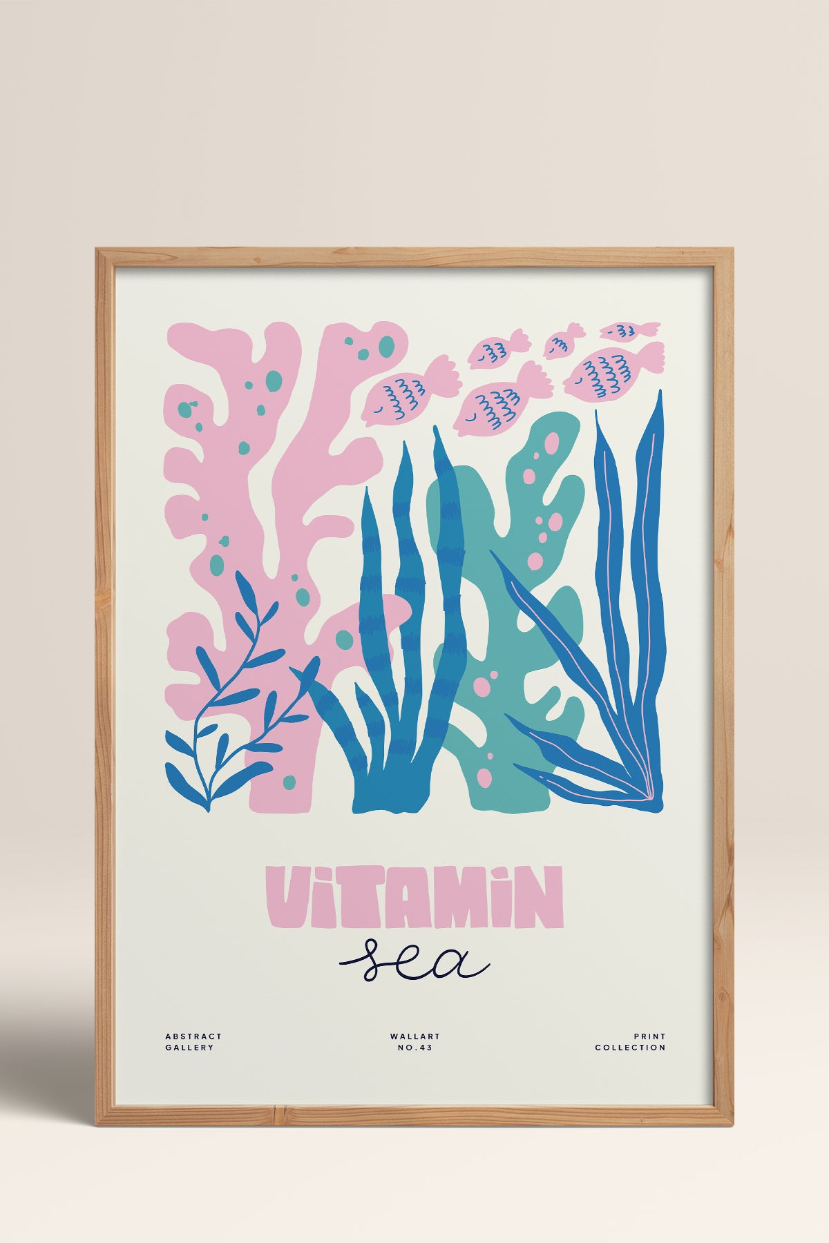 HOMEPACK Ahşap Çerçeveli Tablo Çerçeveli Poster Sanatsal Modern Duvar Dekoru FLOWER-190