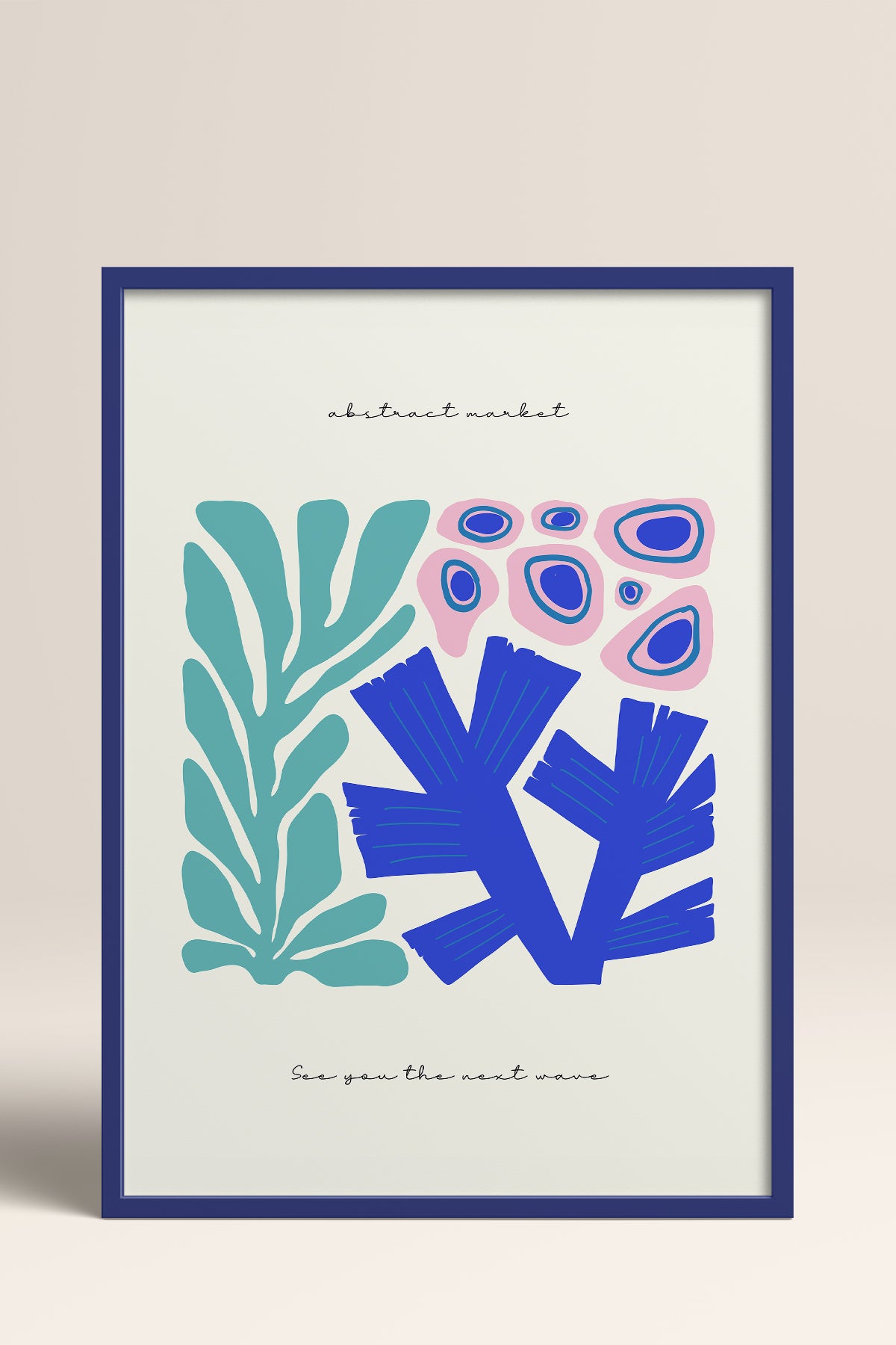 HOMEPACK Ahşap Çerçeveli Tablo Çerçeveli Poster Sanatsal Modern Duvar Dekoru FLOWER-192