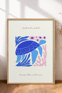 HOMEPACK Ahşap Çerçeveli Tablo Çerçeveli Poster Sanatsal Modern Duvar Dekoru FLOWER-194
