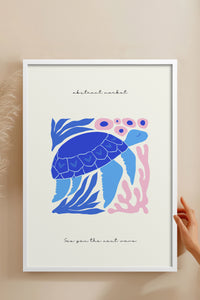 HOMEPACK Ahşap Çerçeveli Tablo Çerçeveli Poster Sanatsal Modern Duvar Dekoru FLOWER-194