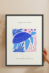 HOMEPACK Ahşap Çerçeveli Tablo Çerçeveli Poster Sanatsal Modern Duvar Dekoru FLOWER-194