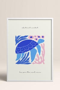 HOMEPACK Ahşap Çerçeveli Tablo Çerçeveli Poster Sanatsal Modern Duvar Dekoru FLOWER-194