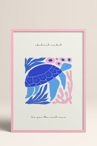 HOMEPACK Ahşap Çerçeveli Tablo Çerçeveli Poster Sanatsal Modern Duvar Dekoru FLOWER-194