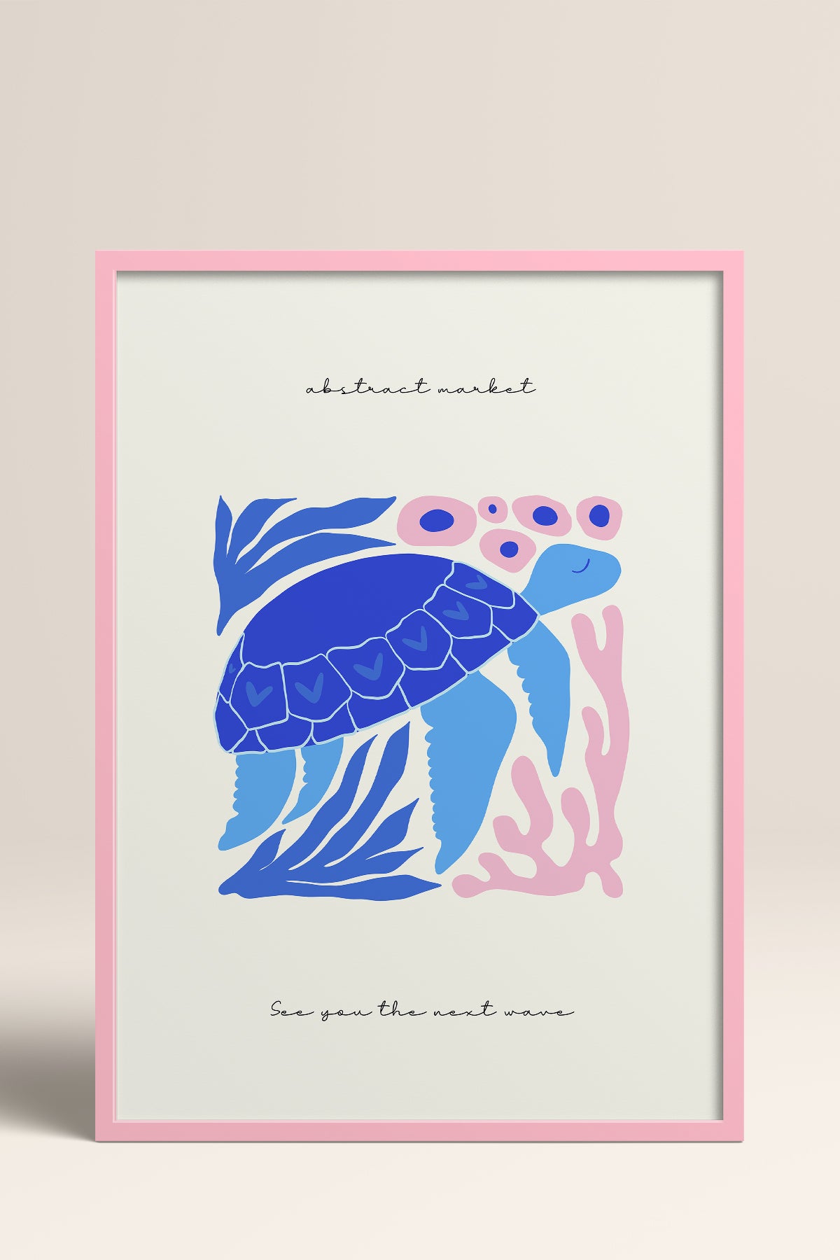 HOMEPACK Ahşap Çerçeveli Tablo Çerçeveli Poster Sanatsal Modern Duvar Dekoru FLOWER-194