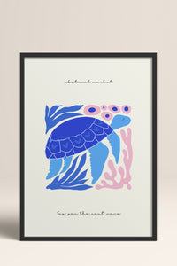 HOMEPACK Ahşap Çerçeveli Tablo Çerçeveli Poster Sanatsal Modern Duvar Dekoru FLOWER-194