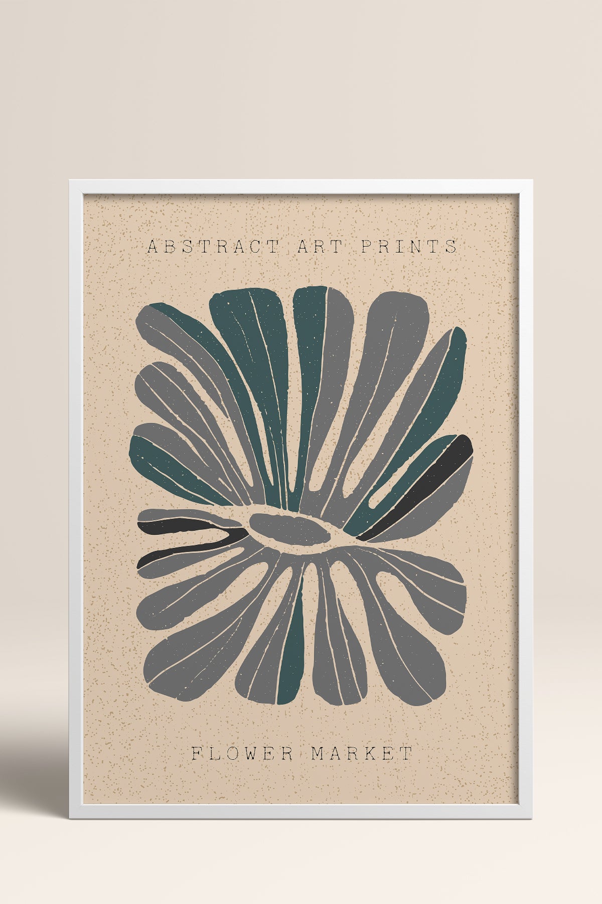 HOMEPACK Ahşap Çerçeveli Tablo Çerçeveli Poster Sanatsal Modern Duvar Dekoru FLOWER-21