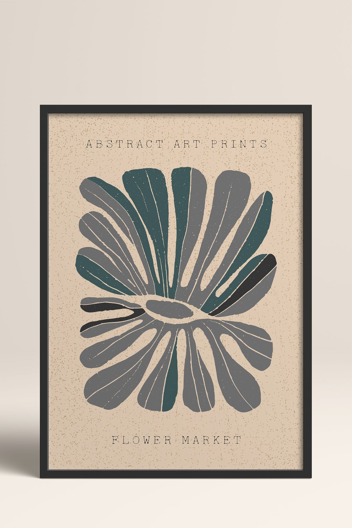 HOMEPACK Ahşap Çerçeveli Tablo Çerçeveli Poster Sanatsal Modern Duvar Dekoru FLOWER-21