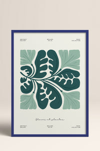 HOMEPACK Ahşap Çerçeveli Tablo Çerçeveli Poster Sanatsal Modern Duvar Dekoru FLOWER-227