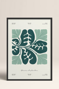 HOMEPACK Ahşap Çerçeveli Tablo Çerçeveli Poster Sanatsal Modern Duvar Dekoru FLOWER-227