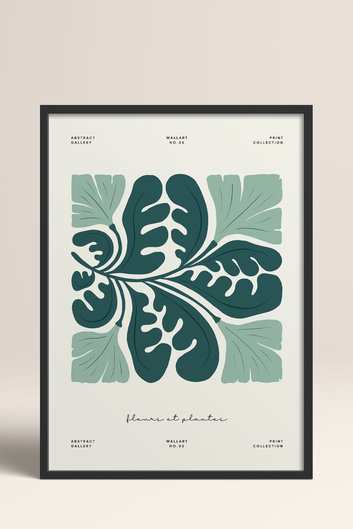 HOMEPACK Ahşap Çerçeveli Tablo Çerçeveli Poster Sanatsal Modern Duvar Dekoru FLOWER-227