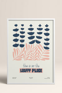 HOMEPACK Ahşap Çerçeveli Tablo Çerçeveli Poster Sanatsal Modern Duvar Dekoru FLOWER-228