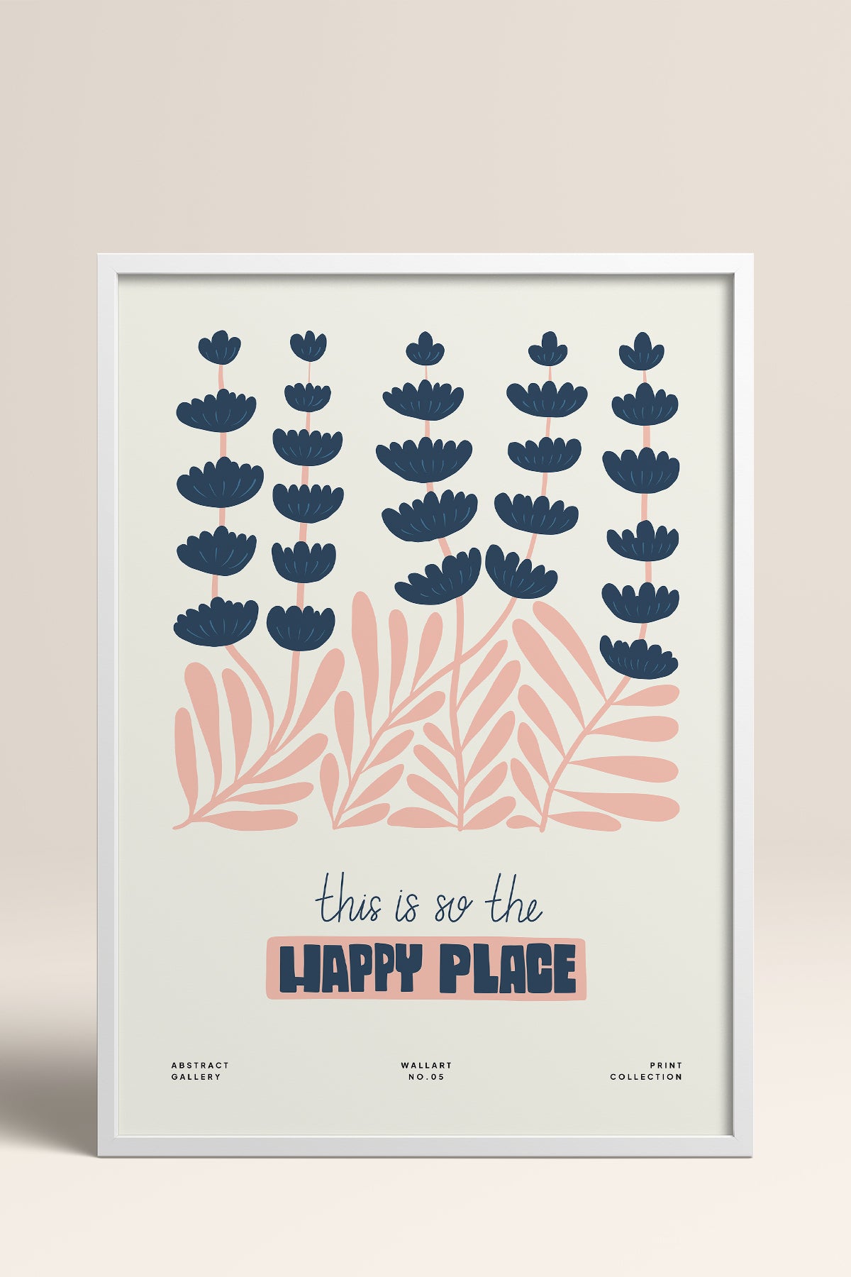 HOMEPACK Ahşap Çerçeveli Tablo Çerçeveli Poster Sanatsal Modern Duvar Dekoru FLOWER-228