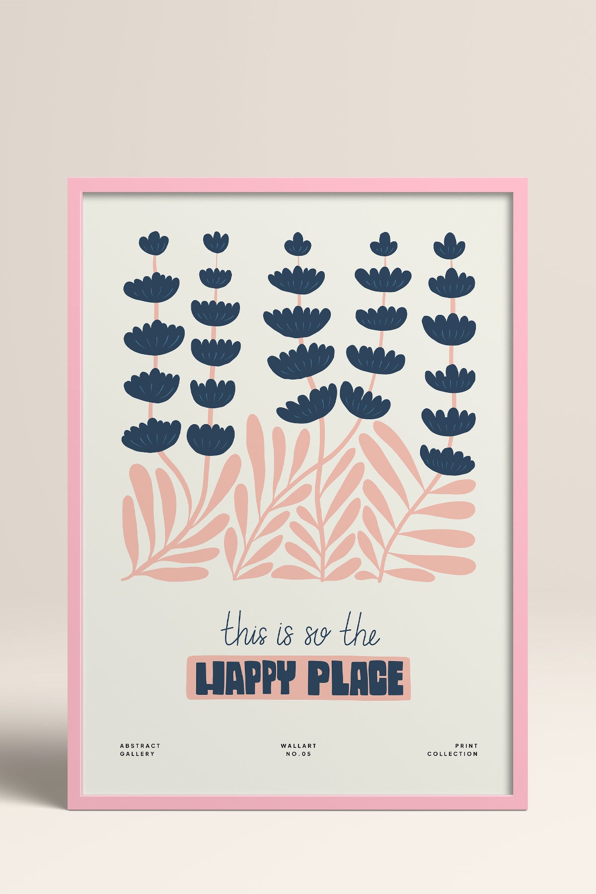 HOMEPACK Ahşap Çerçeveli Tablo Çerçeveli Poster Sanatsal Modern Duvar Dekoru FLOWER-228