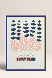 HOMEPACK Ahşap Çerçeveli Tablo Çerçeveli Poster Sanatsal Modern Duvar Dekoru FLOWER-228