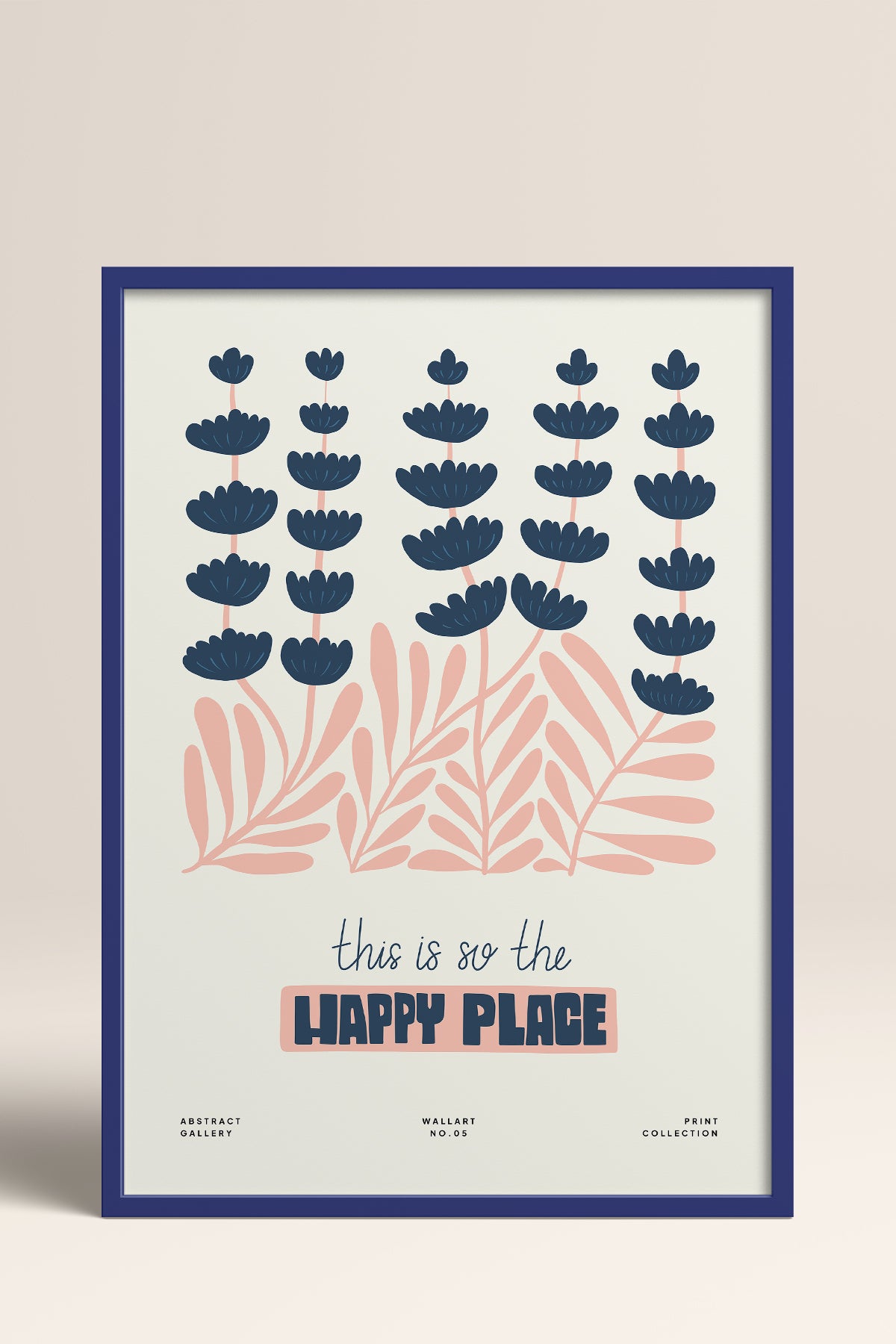 HOMEPACK Ahşap Çerçeveli Tablo Çerçeveli Poster Sanatsal Modern Duvar Dekoru FLOWER-228