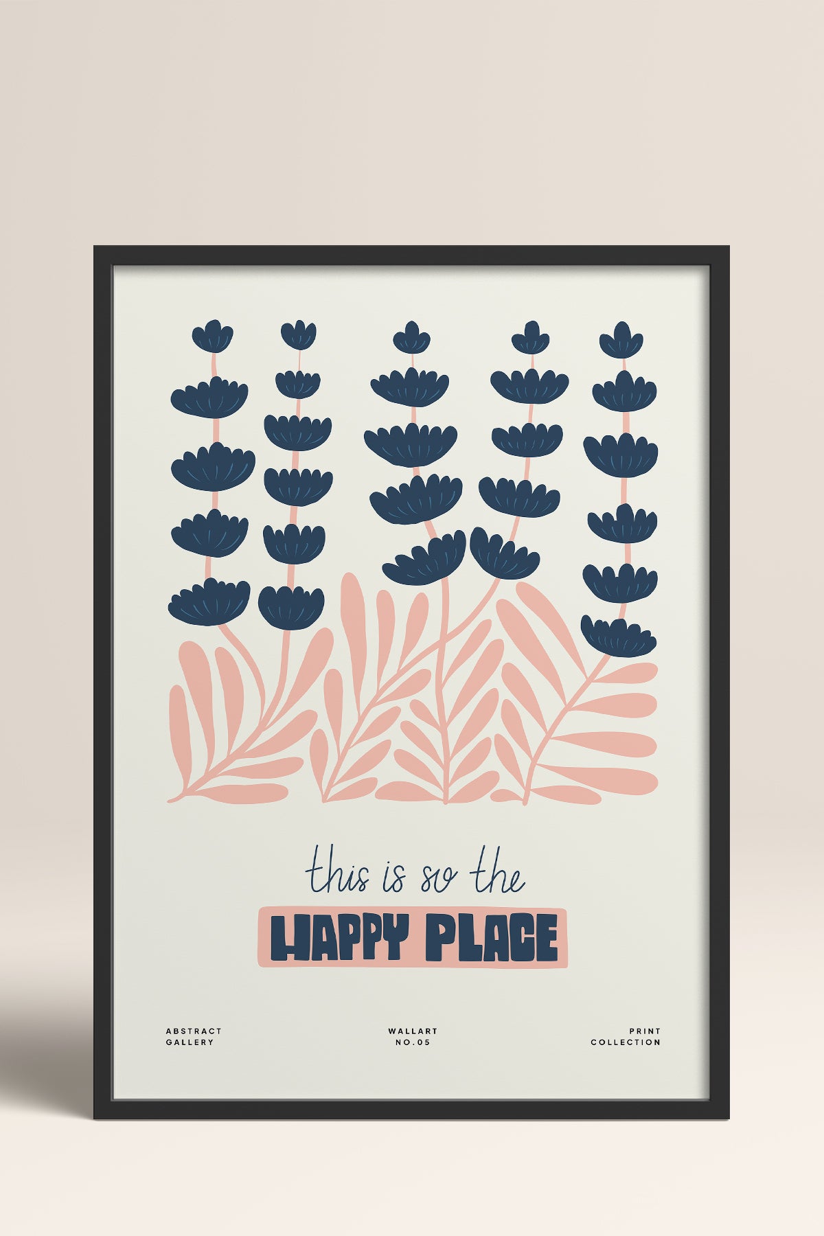 HOMEPACK Ahşap Çerçeveli Tablo Çerçeveli Poster Sanatsal Modern Duvar Dekoru FLOWER-228