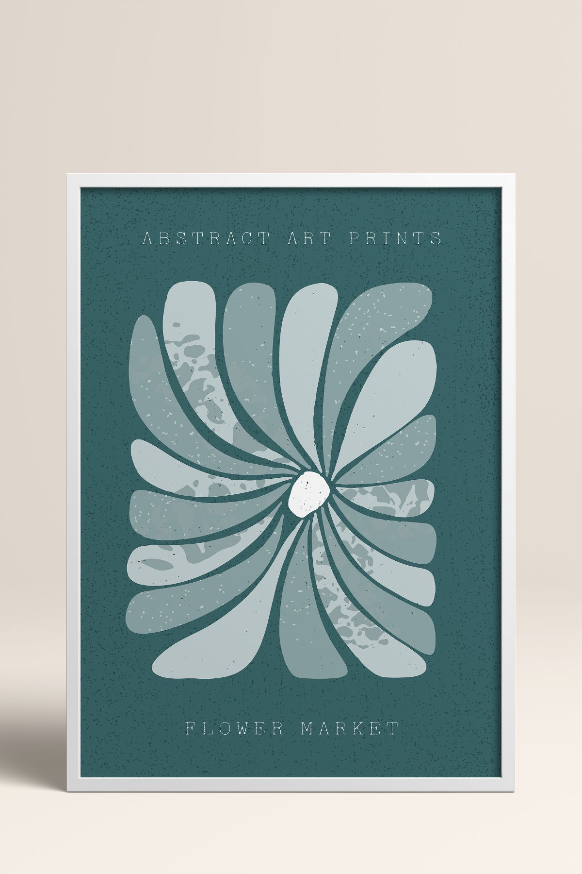 HOMEPACK Ahşap Çerçeveli Tablo Çerçeveli Poster Sanatsal Modern Duvar Dekoru FLOWER-23