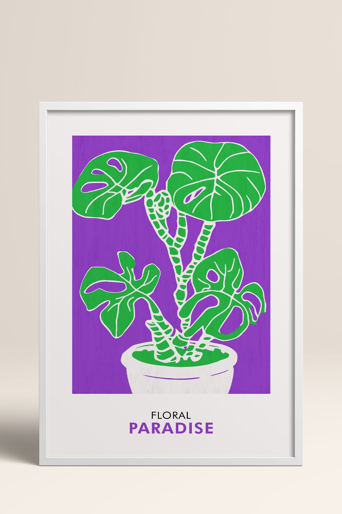 HOMEPACK Ahşap Çerçeveli Tablo Çerçeveli Poster Sanatsal Modern Duvar Dekoru FLOWER-232