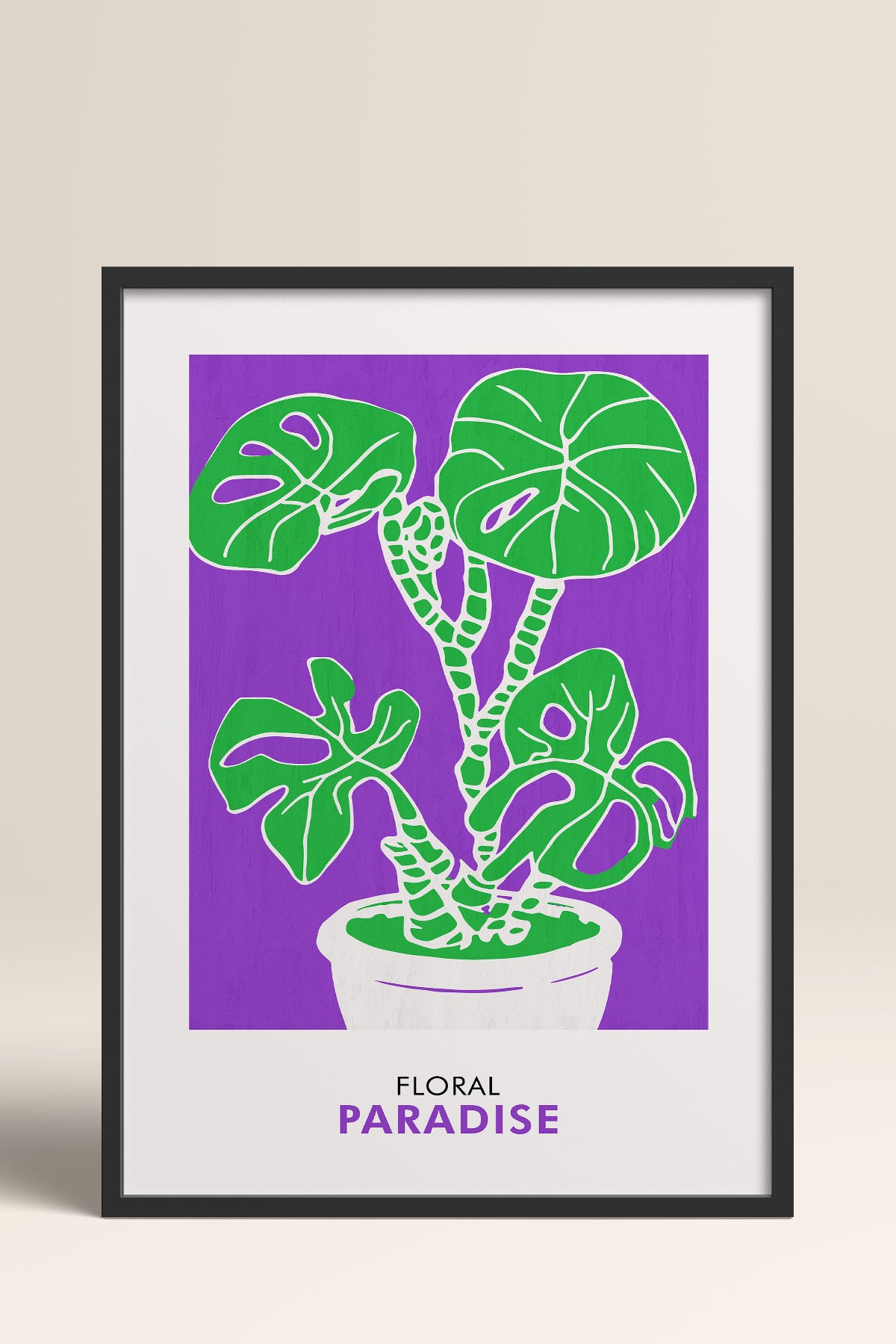 HOMEPACK Ahşap Çerçeveli Tablo Çerçeveli Poster Sanatsal Modern Duvar Dekoru FLOWER-232