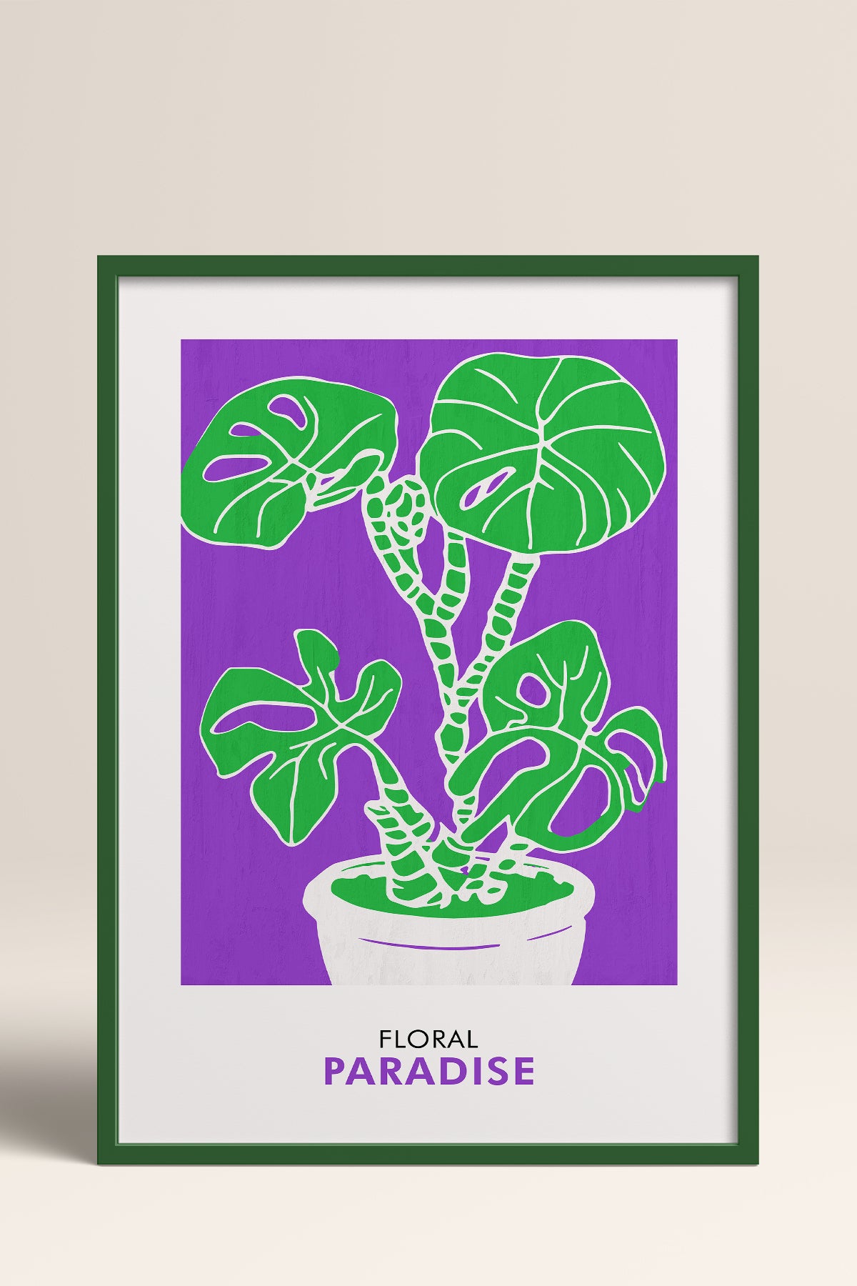 HOMEPACK Ahşap Çerçeveli Tablo Çerçeveli Poster Sanatsal Modern Duvar Dekoru FLOWER-232