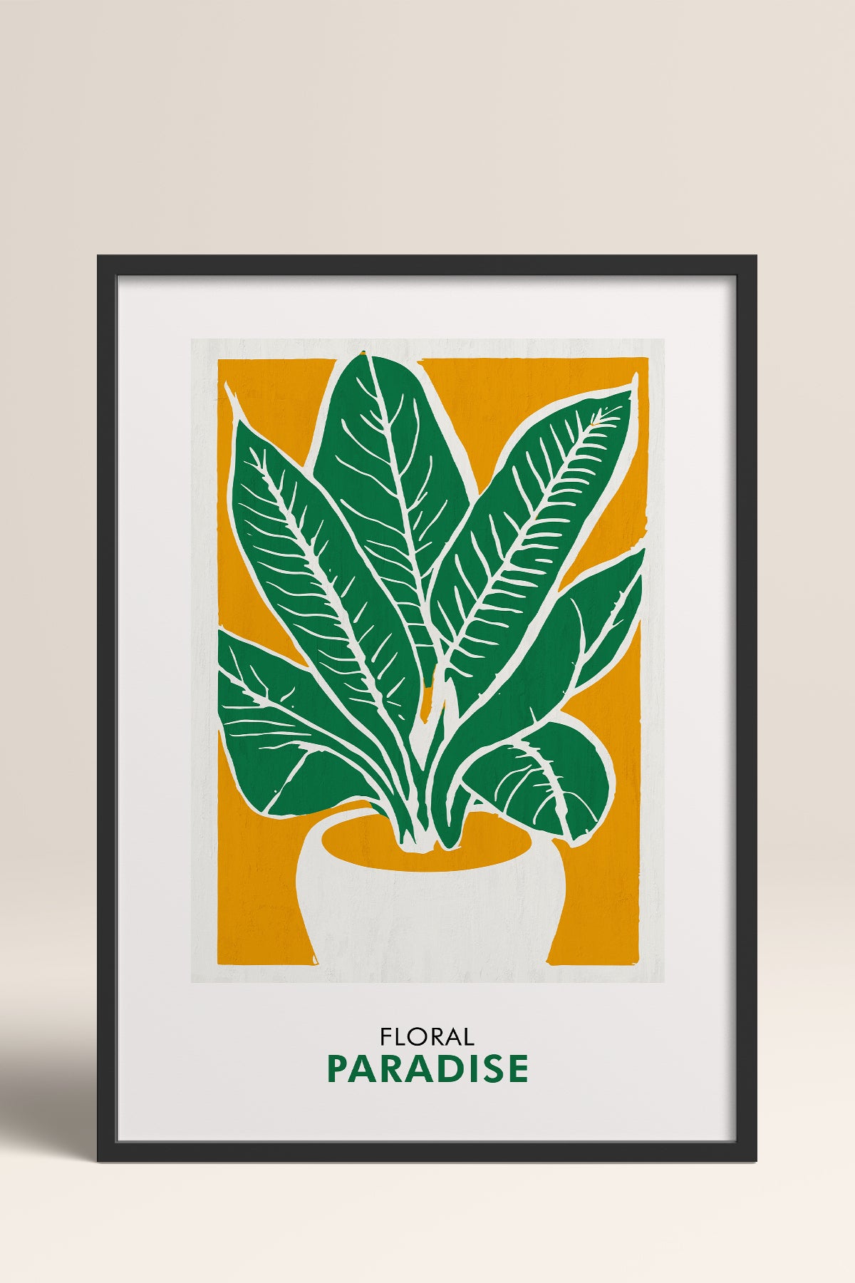 HOMEPACK Ahşap Çerçeveli Tablo Çerçeveli Poster Sanatsal Modern Duvar Dekoru FLOWER-238