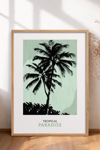 HOMEPACK Ahşap Çerçeveli Tablo Çerçeveli Poster Sanatsal Modern Duvar Dekoru FLOWER-241