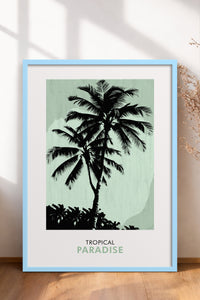 HOMEPACK Ahşap Çerçeveli Tablo Çerçeveli Poster Sanatsal Modern Duvar Dekoru FLOWER-241