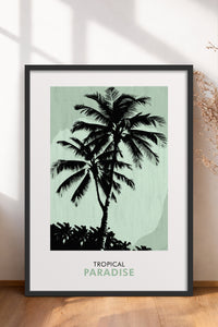 HOMEPACK Ahşap Çerçeveli Tablo Çerçeveli Poster Sanatsal Modern Duvar Dekoru FLOWER-241