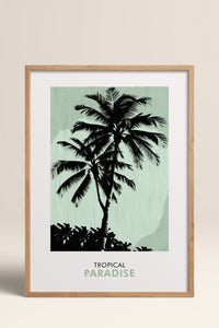 HOMEPACK Ahşap Çerçeveli Tablo Çerçeveli Poster Sanatsal Modern Duvar Dekoru FLOWER-241