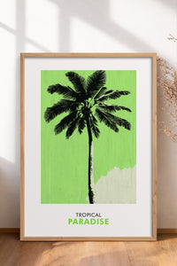HOMEPACK Ahşap Çerçeveli Tablo Çerçeveli Poster Sanatsal Modern Duvar Dekoru FLOWER-242