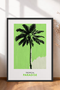 HOMEPACK Ahşap Çerçeveli Tablo Çerçeveli Poster Sanatsal Modern Duvar Dekoru FLOWER-242
