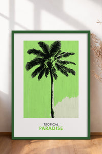 HOMEPACK Ahşap Çerçeveli Tablo Çerçeveli Poster Sanatsal Modern Duvar Dekoru FLOWER-242
