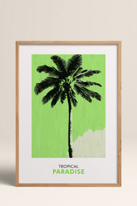 HOMEPACK Ahşap Çerçeveli Tablo Çerçeveli Poster Sanatsal Modern Duvar Dekoru FLOWER-242