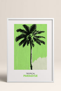 HOMEPACK Ahşap Çerçeveli Tablo Çerçeveli Poster Sanatsal Modern Duvar Dekoru FLOWER-242