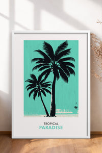 HOMEPACK Ahşap Çerçeveli Tablo Çerçeveli Poster Sanatsal Modern Duvar Dekoru FLOWER-243