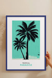 HOMEPACK Ahşap Çerçeveli Tablo Çerçeveli Poster Sanatsal Modern Duvar Dekoru FLOWER-243
