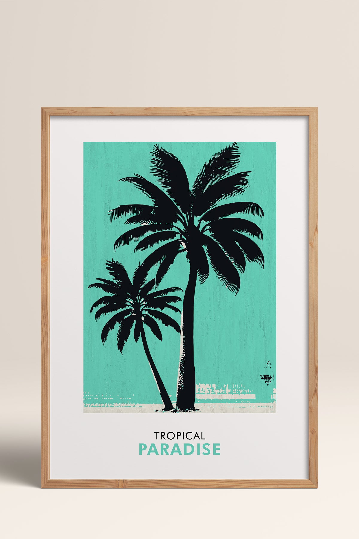 HOMEPACK Ahşap Çerçeveli Tablo Çerçeveli Poster Sanatsal Modern Duvar Dekoru FLOWER-243