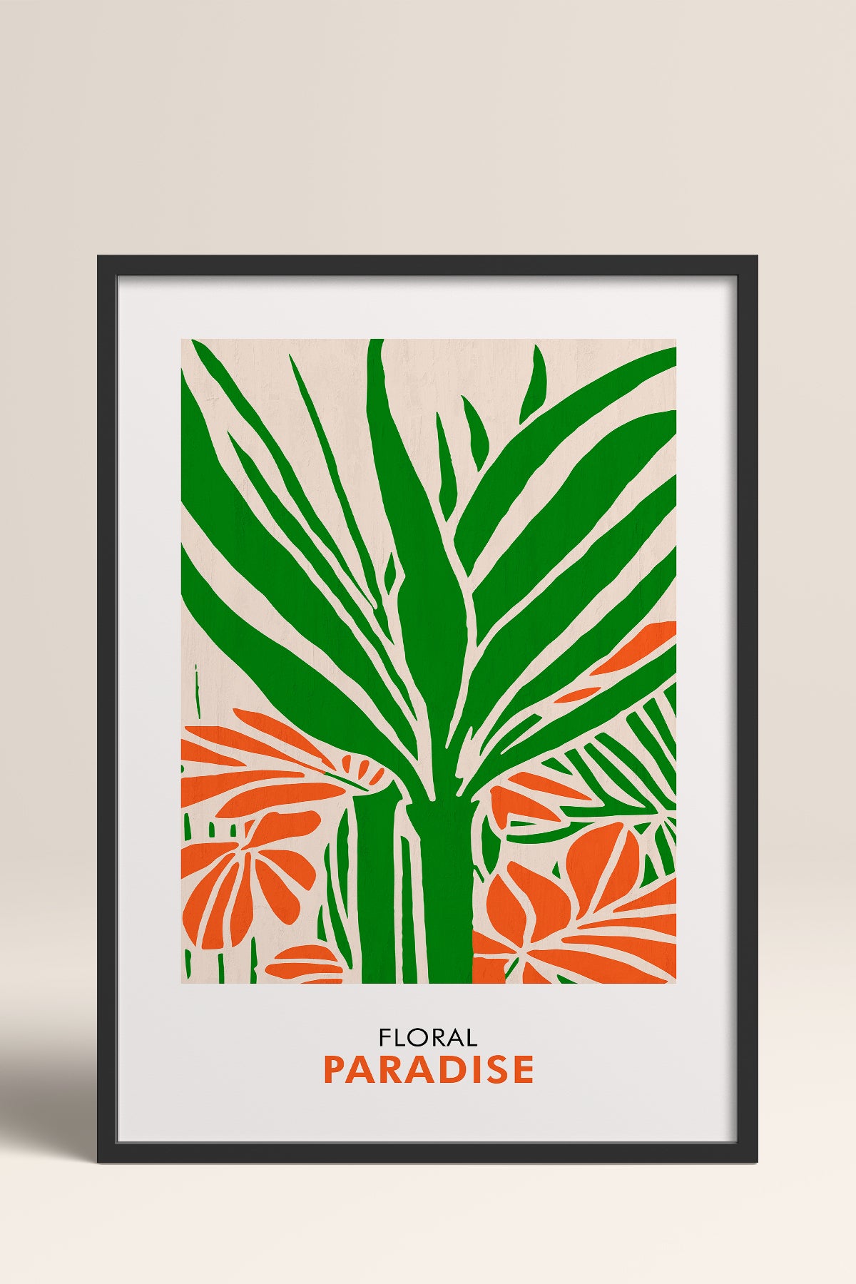 HOMEPACK Ahşap Çerçeveli Tablo Çerçeveli Poster Sanatsal Modern Duvar Dekoru FLOWER-248
