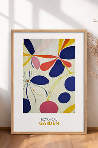 HOMEPACK Ahşap Çerçeveli Tablo Çerçeveli Poster Sanatsal Modern Duvar Dekoru FLOWER-251