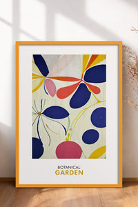 HOMEPACK Ahşap Çerçeveli Tablo Çerçeveli Poster Sanatsal Modern Duvar Dekoru FLOWER-251