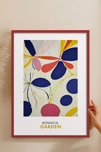 HOMEPACK Ahşap Çerçeveli Tablo Çerçeveli Poster Sanatsal Modern Duvar Dekoru FLOWER-251