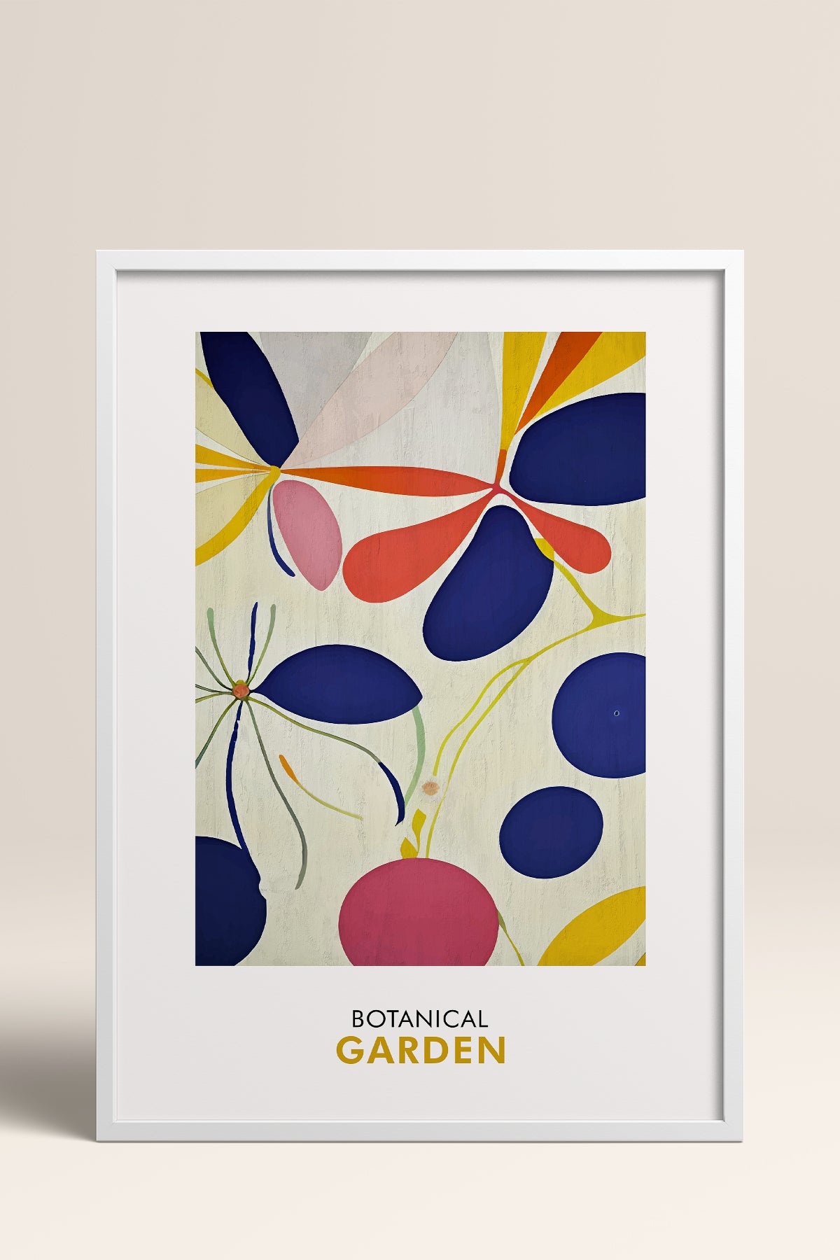 HOMEPACK Ahşap Çerçeveli Tablo Çerçeveli Poster Sanatsal Modern Duvar Dekoru FLOWER-251