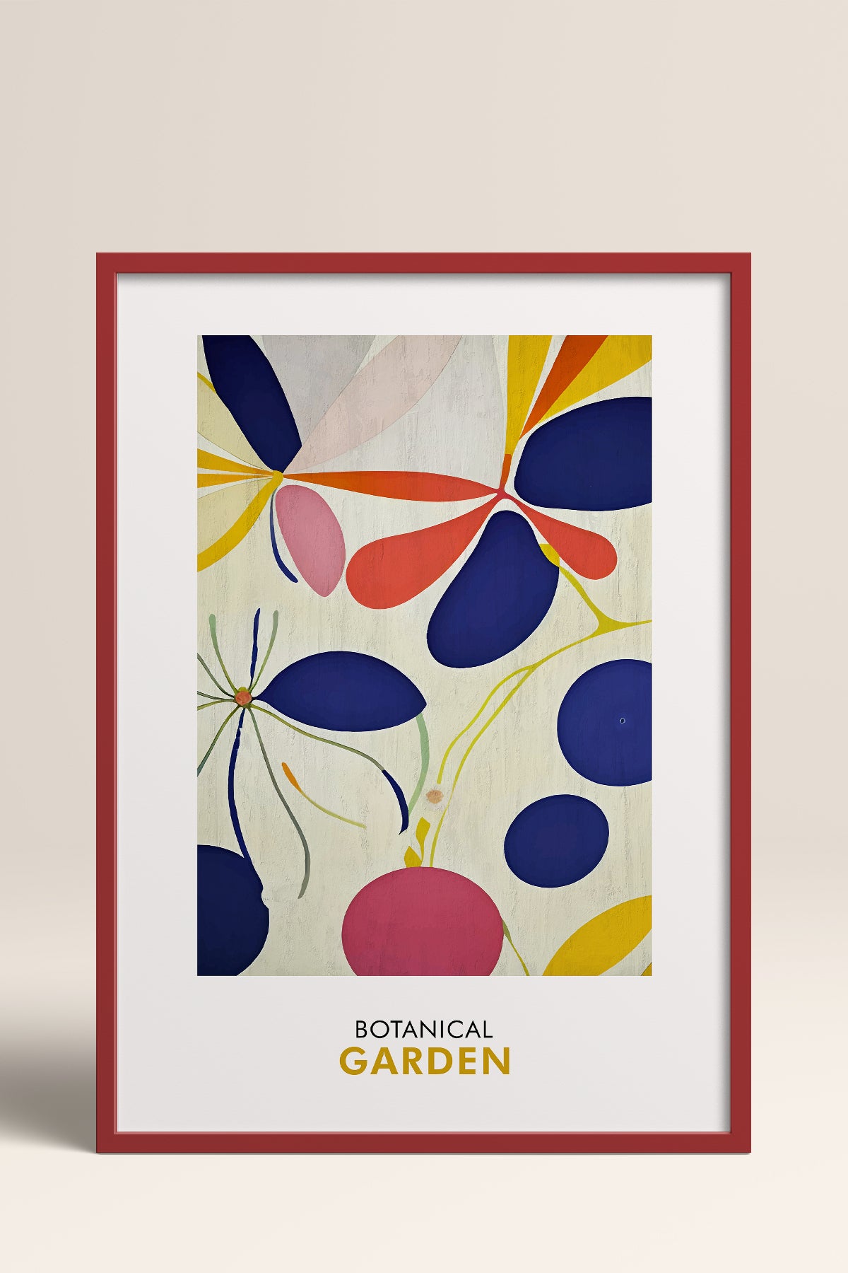 HOMEPACK Ahşap Çerçeveli Tablo Çerçeveli Poster Sanatsal Modern Duvar Dekoru FLOWER-251