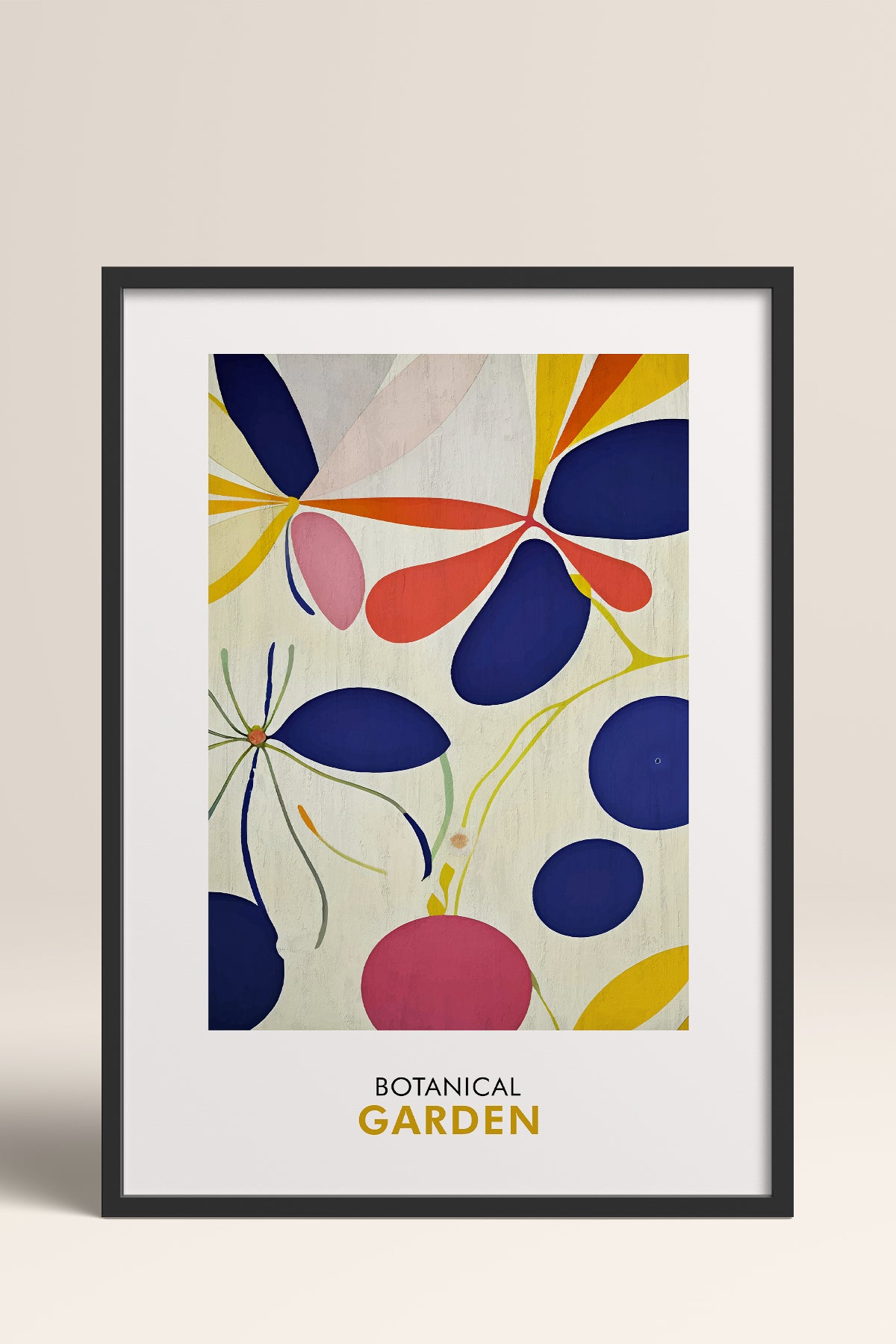 HOMEPACK Ahşap Çerçeveli Tablo Çerçeveli Poster Sanatsal Modern Duvar Dekoru FLOWER-251