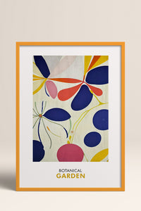 HOMEPACK Ahşap Çerçeveli Tablo Çerçeveli Poster Sanatsal Modern Duvar Dekoru FLOWER-251