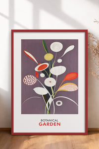 HOMEPACK Ahşap Çerçeveli Tablo Çerçeveli Poster Sanatsal Modern Duvar Dekoru FLOWER-253