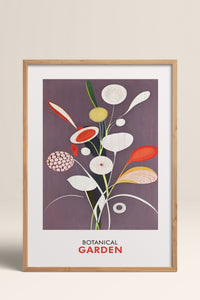 HOMEPACK Ahşap Çerçeveli Tablo Çerçeveli Poster Sanatsal Modern Duvar Dekoru FLOWER-253